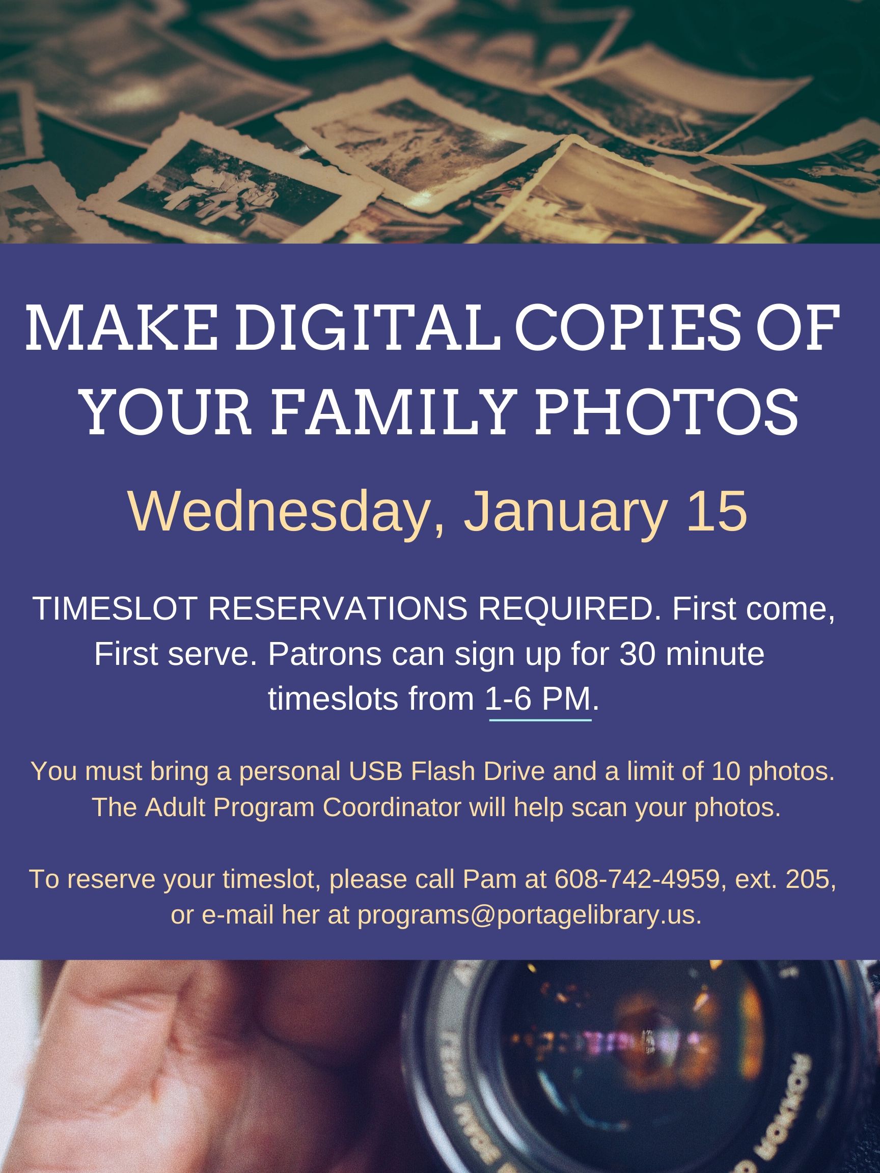 Digital Copies of Family Photos Portage Public Library